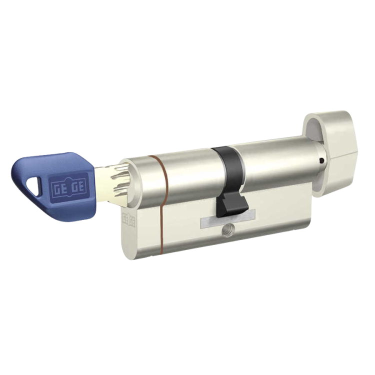 Dormakaba Gege pextra+ Mandallı Barel | İçeriden Mandallı Yüksek Güvenlikli Silindir - 1