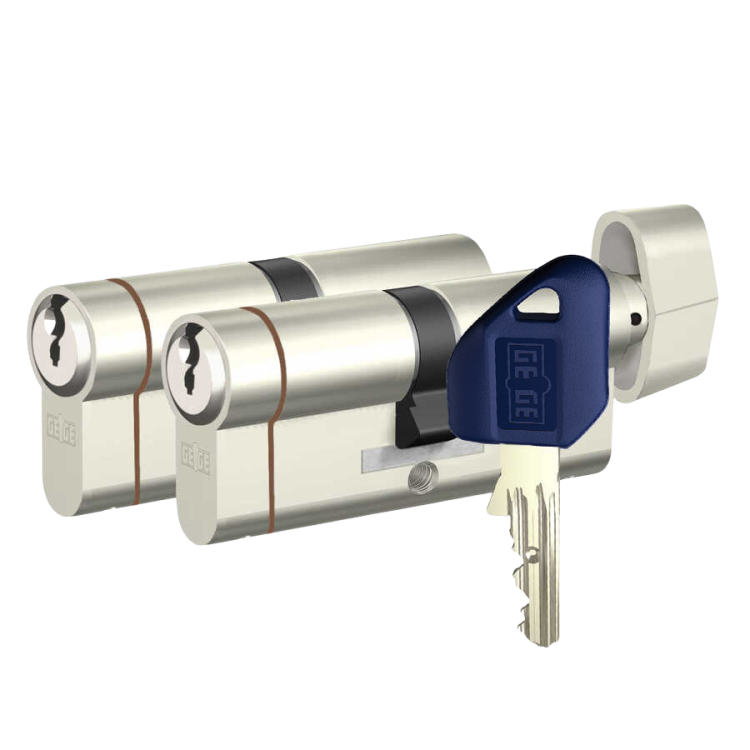 Dormakaba Gege Pextra+ Ortak Anahtarlı İkili Barel Seti - 6