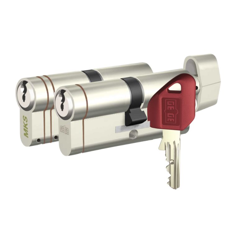 Dormakaba Pextra+ & MKS Axis Guard Ortak Pextra Anahtarlı İkili Barel Seti (Hibrit Sistem) - 2