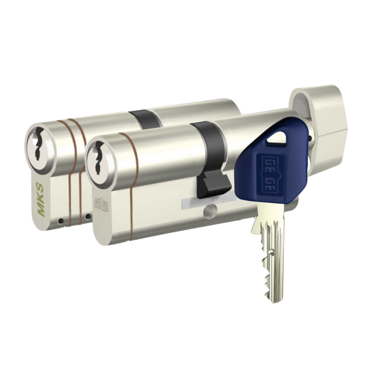 Dormakaba Pextra+ & MKS Axis Guard Ortak Pextra Anahtarlı İkili Barel Seti (Hibrit Sistem) - 4