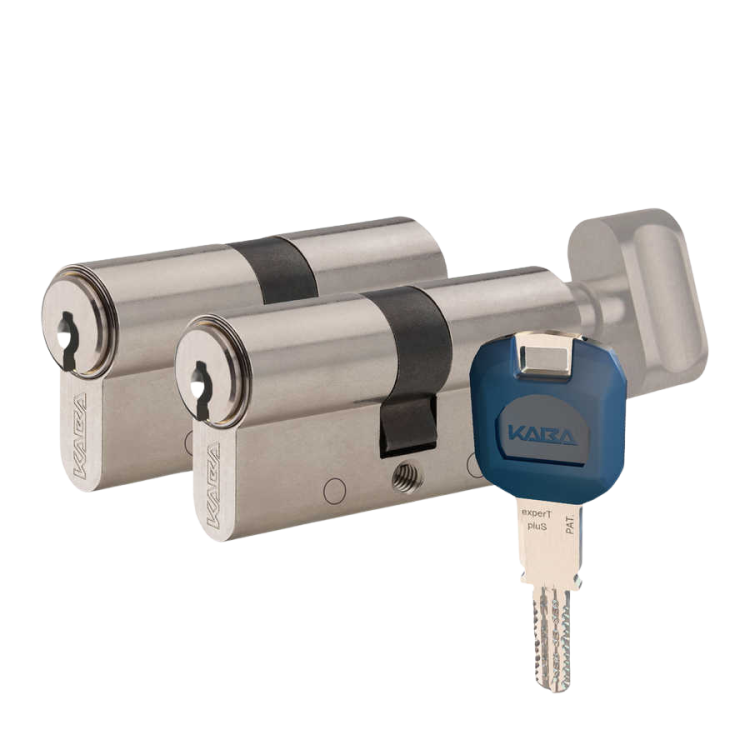 dormakaba Kaba Expert Plus Ortak Anahtarlı İkili Barel Seti (SAT Hizmetli Anahtarlı Opsiyonlu) - 1