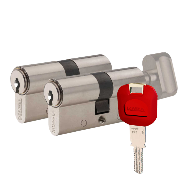 dormakaba Kaba Expert Plus Ortak Anahtarlı İkili Barel Seti (SAT Hizmetli Anahtarlı Opsiyonlu) - 4