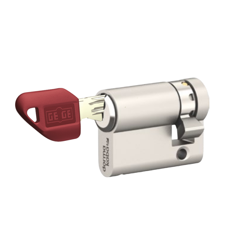 Dormakaba Gege pextra+ Yarım Barel | Kepenk, Panjur, Garaj ve Pano İçin Tek Taraflı Silindir - 5