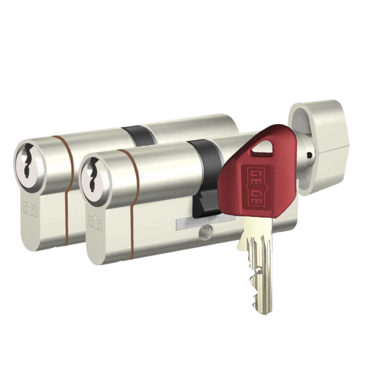 Dormakaba Gege Pextra+ Ortak Anahtarlı İkili Barel Seti - 4