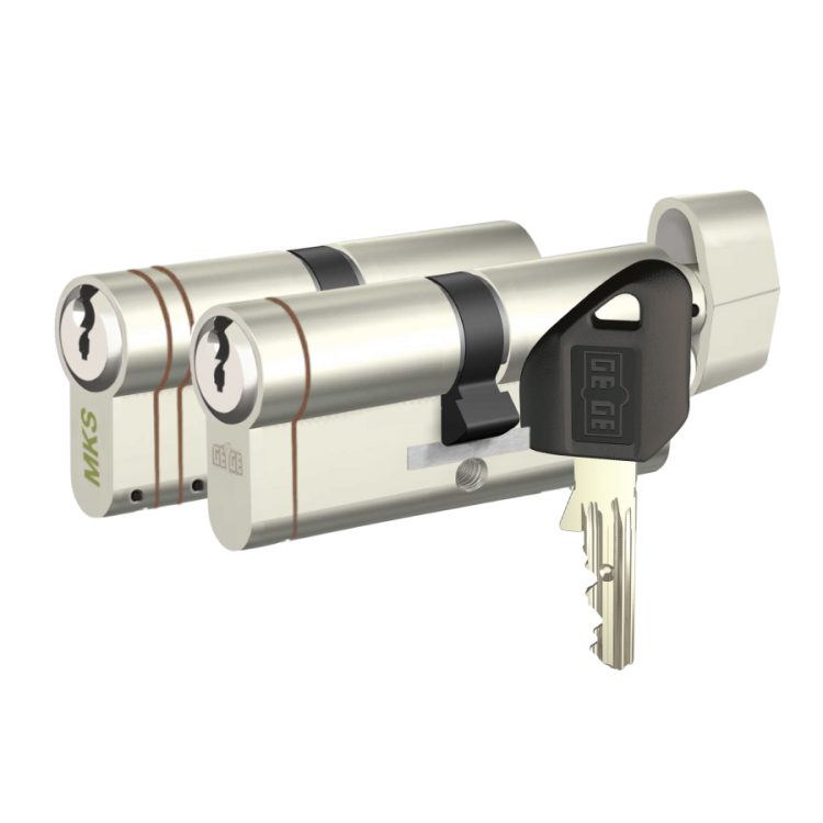 Dormakaba Pextra+ & MKS Axis Guard Ortak Pextra Anahtarlı İkili Barel Seti (Hibrit Sistem) - 6