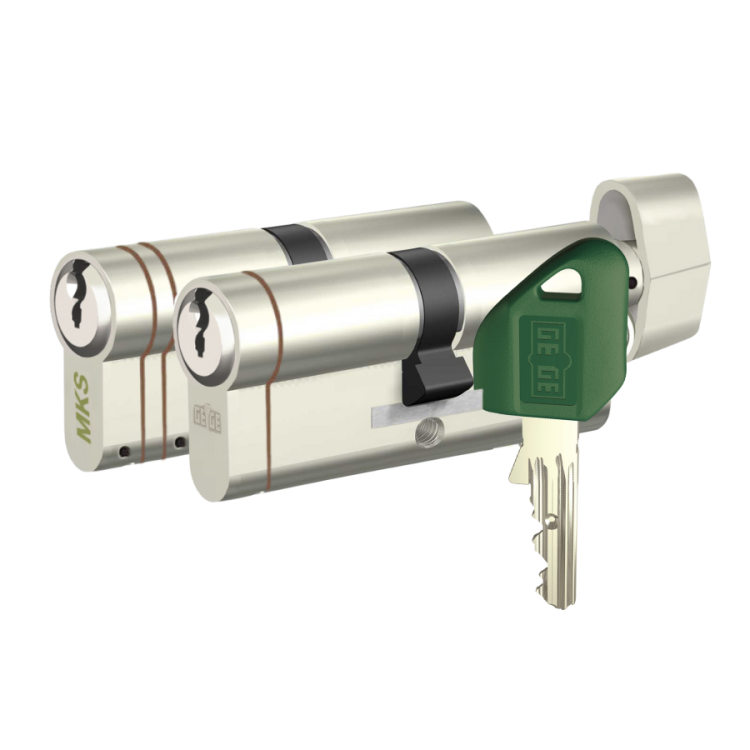 Dormakaba Pextra+ & MKS Axis Guard Ortak Pextra Anahtarlı İkili Barel Seti (Hibrit Sistem) - 7