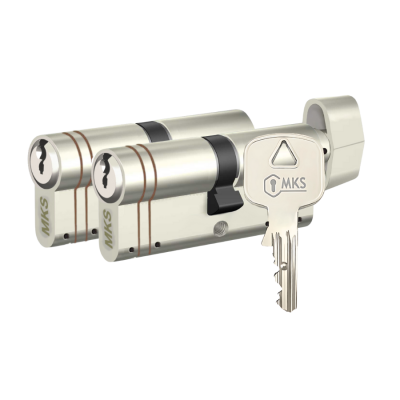 MKS Axis Guard İkili Ortak Anahtarlı Kapı Kilit Göbeği (Barel) Seti - MKS Axis Guard