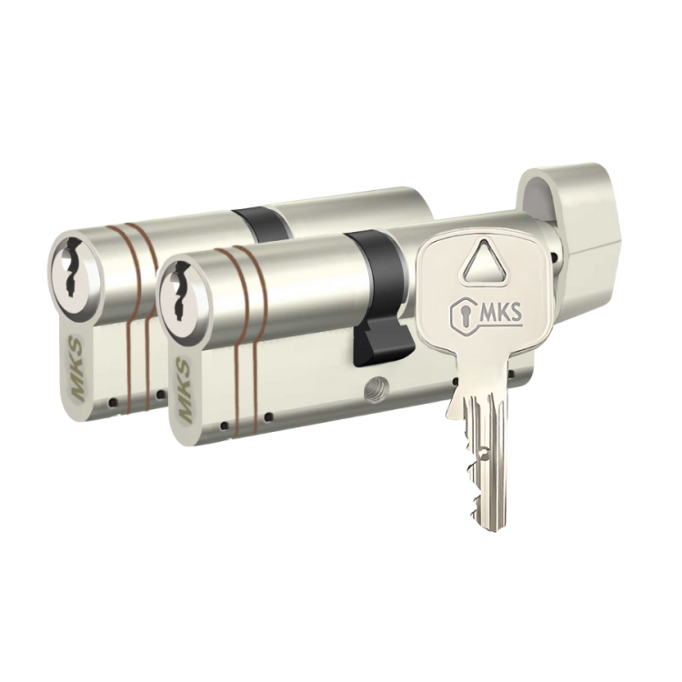 MKS Axis Guard İkili Ortak Anahtarlı Kapı Kilit Göbeği (Barel) Seti - 1