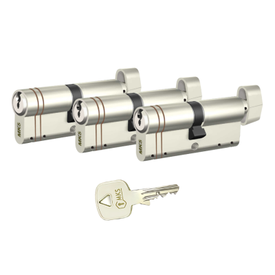 MKS Axis Guard 3’lü Ortak Anahtarlı Barel Seti – Özel Ölçü, Tek Anahtar - MKS Axis Guard