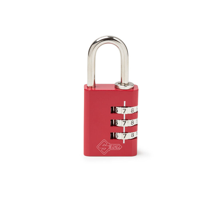 Silca Alüminyum şifreli asma kilit - Kırmızı - 1