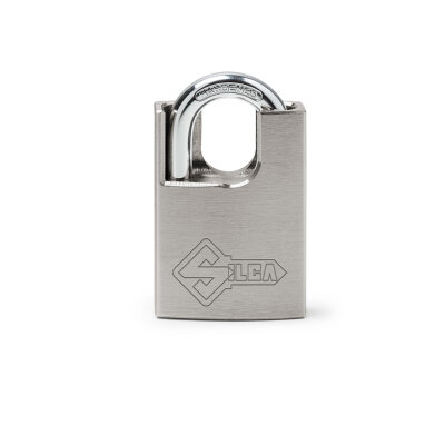 Silca Nikel Kaplamalı Pirinç Kelepçesi Kapalı asma kilit - Silca