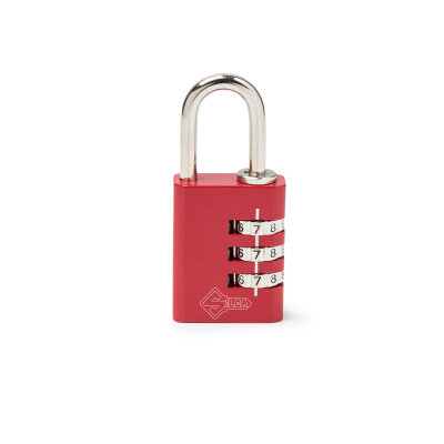 Silca Alüminyum şifreli asma kilit - Kırmızı - Silca